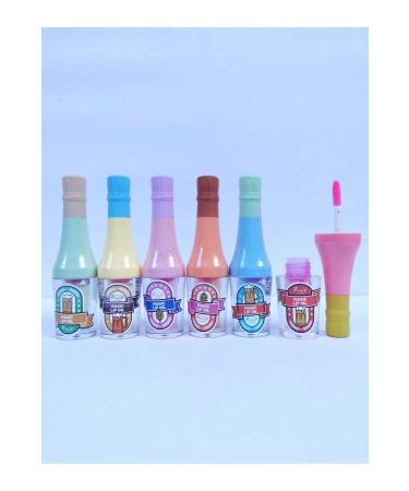 Roesia Rose Cosmetics Rose Magic Champagne Model 6-Piece Lip Gloss