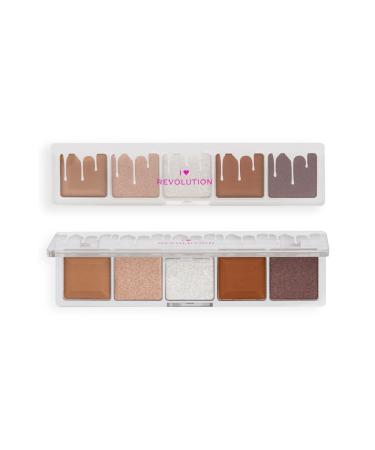 I Heart Revolution Mini Chocolate White Vanilla Cream Eyeshadow Palette