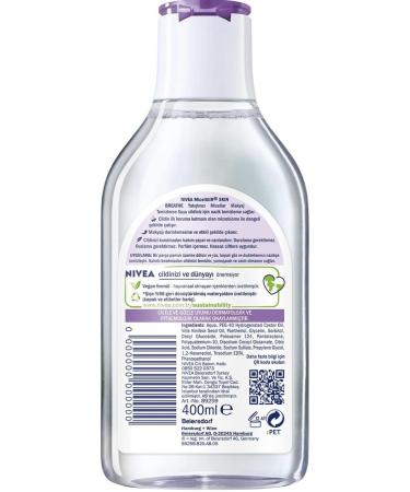 NIVEA 5in1 Soothing Micellar Make-Up Remover Sensitive Skin 400 ml Facial Cleanser - Buy Online on GoSupps.com