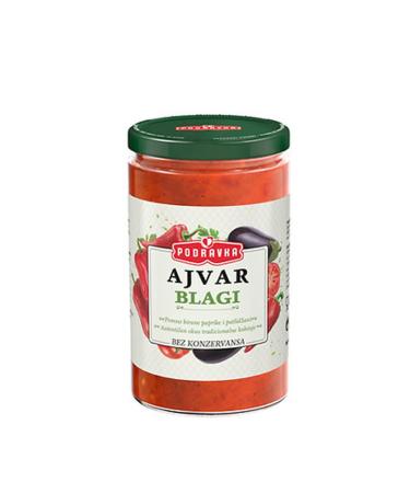 podravka Ajvar Sauce 690 Grams - Blagi (Light) - Buy Online on GoSupps.com