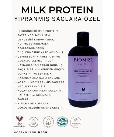 Biomize Protein Care Milk for Extremely Damaged and Processed Hair - Buy Online on GoSupps.com