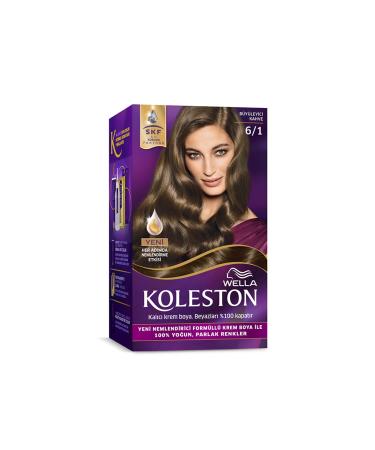 Wella Koleston Kit Hair Dye 6/1 Fascinating Brown