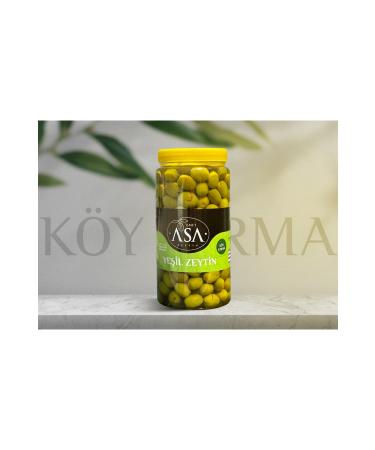 smet Asa Olive Village Cracked Green Olives - 1 Kg