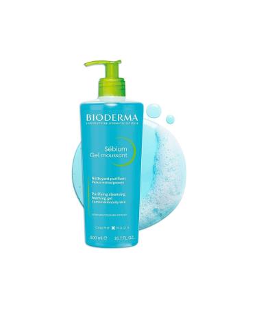 Bioderma Sebium Foaming Gel Washing Gel for Oily Skin 500 Ml