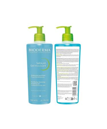 Bioderma Sebium Foaming Gel Washing Gel for Oily Skin 500 Ml - Buy Online on GoSupps.com