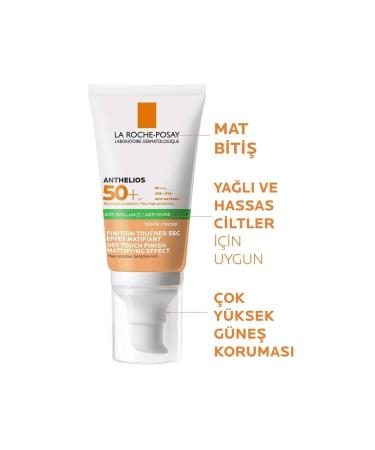 La Roche Posay Anthelios UvMune400 SPF 50+ Tinted Sunscreen Face Cream for Oily Skin - 50 ml