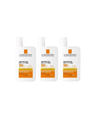 La Roche Posay La Roche-Posay Anthelios UVMUNE 400 50+ Factor Sunscreen Face Cream 50ml (3 Pieces)