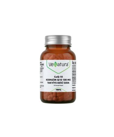 Venatura CoQ-10 Coenzyme Q10 100 mg Food Supplement 30 Capsules