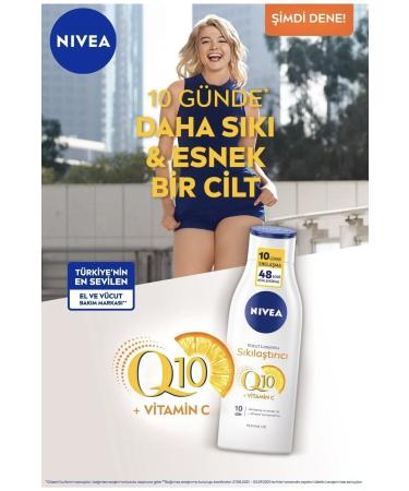NIVEA Q10 Vitamin C Firming Body Lotion 250ml Body Moisturizing Firming in 10 Days