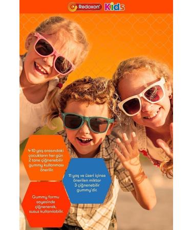 Redoxon Kids 60 Chewable Gummy I Vitamin C Vitamin D & Zinc for Children - Buy Online on GoSupps.com