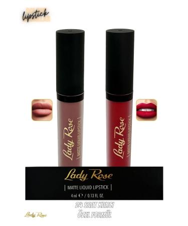 Lady Rose Matte Lipstick Lady Rose 2-pack Lipstick