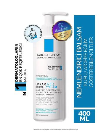La Roche Posay Ap+m Lipikar Baume Balsam Lotion for Skin Prone to Atopy 400ML