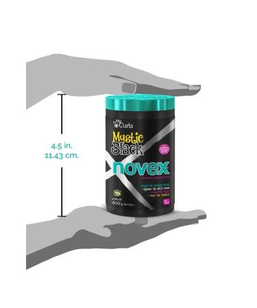 NOVEX Mystic Black - Hair End Repairing Hair Mask for Damaged Dry Hair 400g - Buy Online on GoSupps.com