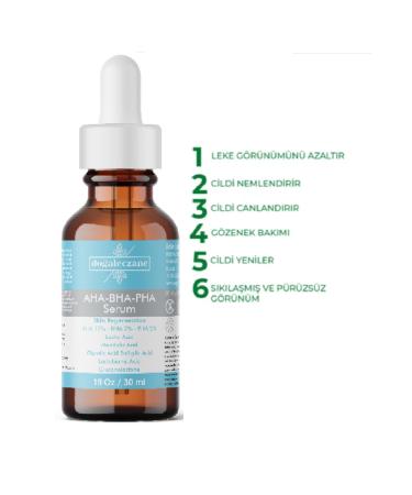 Natural Pharmacy AHA + BHA + PHA Anti-Stain and Renewing Skin Serum 30 ml. - Buy Online on GoSupps.com