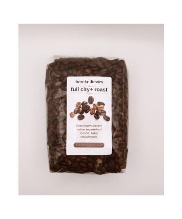 BereketliEvim 1 Kg Dark Roast (DARK ROASTED) Bean Coffee Full City Roast Brazilian Cherry 0 Arabica