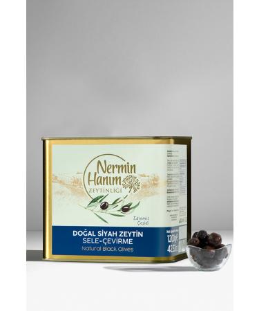 Nermin Han m Olive Grove Edremit Black Sele (Turned) Olives (1.2 kg)