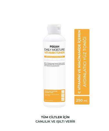 PEKAH Vitamin C and Niacinamide Peeling Effective Brightening Tonic 250ml (large size)