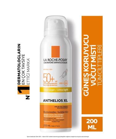 La Roche Posay High Protection Super Anthelios SPF50+ Ultra-Light Body Sun Cream Spray 200ml
