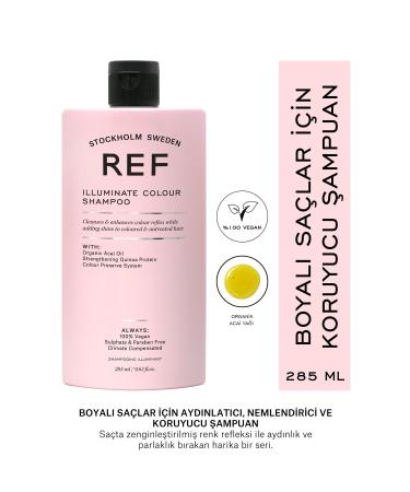 REF STOCKHOLM Illuminate Colour Shampoo 285 Ml Brightening Moisturising and Protective Shampoo for Dyed Hair