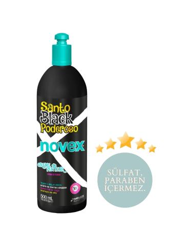 NOVEX Mystic Black - Hair End Repairing Leave-In Conditioner for Damaged Dry Curly Hair 500ml - Buy Online on GoSupps.com