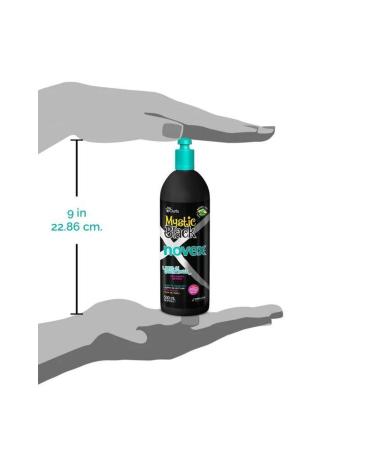 NOVEX Mystic Black - Hair End Repairing Leave-In Conditioner for Damaged Dry Curly Hair 500ml - Buy Online on GoSupps.com