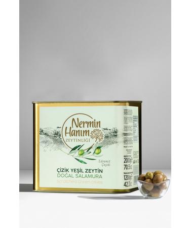 Nermin Han m Olive Grove Edremit Green Scratched Olives (1.2 kg)