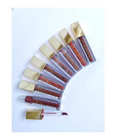 AILY COSMETICS Rose 24H Natural Matte 8-Pack Permanent Lipstick Series