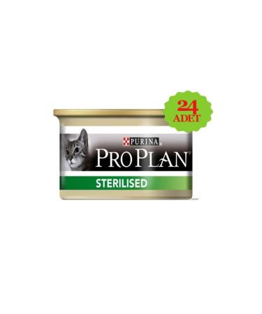 Pro Plan Purina Infertile Cat Salmon and Tuna Canned Food 85 gr x 24 Pieces