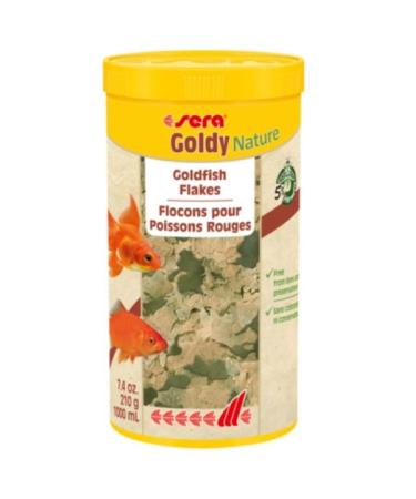 No Label Sera Goldy Nature Goldfish Food Flake 1 Liter 210gr
