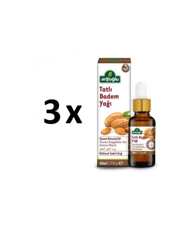 Arifo lu 3 Pieces Sweet Almond Oil 3 X 50 Ml
