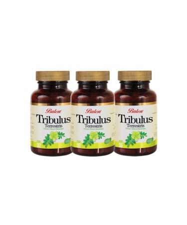 Balen Tribulus Terrestris Iron Thorn 60 Capsules x 3 Pieces