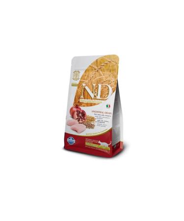 N & D Adult Low Grain Sterilized Chicken & Pomegranate Cat Food 5 Kg