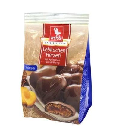 Nestle Weiss Lebkuchen Herzen Vollmilch Lepte Intergral 150gr