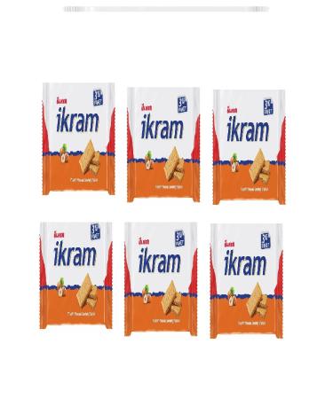 lker Ikram Hazelnut Cream Biscuits 3-Piece 252 Gr X 6 Pieces