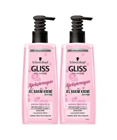 Gliss Weightless Gel Conditioner - Instant Shine x 2.