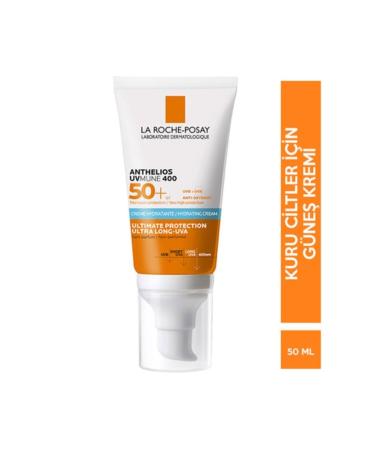 La Roche Posay AnthelIos Uvmune Hydrating Sun Cream SPF 50+ for Dry and Sensitive Skin - 50ml - Buy Online on GoSupps.com