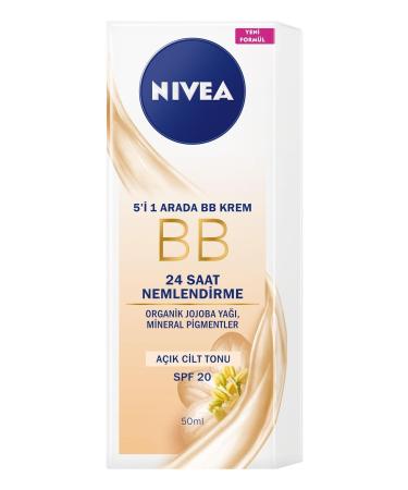 NIVEA Essentials BB Cream 24 Hour Moisture + Radiance Light Tone Day Face Care Cream 50 ml - Buy Online on GoSupps.com