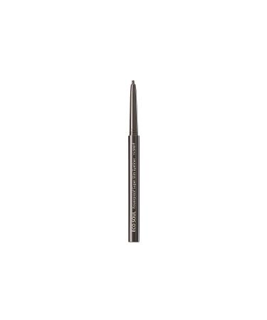 The Saem Long-Lasting Super Slim Eyeliner - Eco Soul Powerproof Super Slim Eyeliner - Ash Black - Buy Online on GoSupps.com
