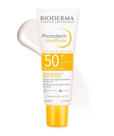 Bioderma Photoderm Aquafluide Colorless Sunscreen Spf50+ for Sensitive Combination and Oily Skin 40 Ml.  - Buy Online on GoSupps.com