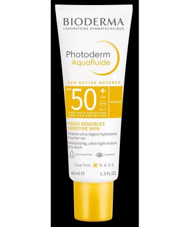 Bioderma Photoderm Aquafluide Colorless Sunscreen Spf50+ for Sensitive Combination and Oily Skin 40 Ml.  - Buy Online on GoSupps.com