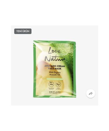 Oriflame Love Nature Creamy Face Mask with Organic Avocado Oil