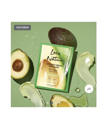Oriflame Love Nature Creamy Face Mask with Organic Avocado Oil - Buy Online on GoSupps.com