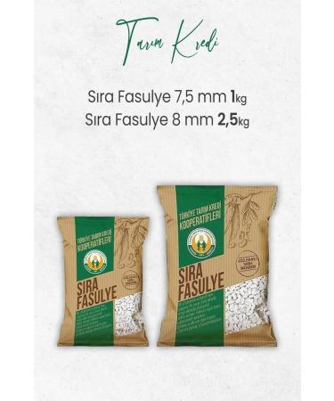 Agriculture Credit Row Bean 7.5 mm 1 KG and Row Bean 8 mm 2.5 Kg