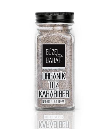 G zel Ada Food Organic Black Pepper Powder 60 Gr