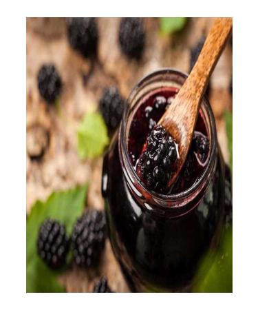 Hayriye Ana Local Products Blackberry Jam - 700 Gr. (HOME MADE TRADITIONAL)