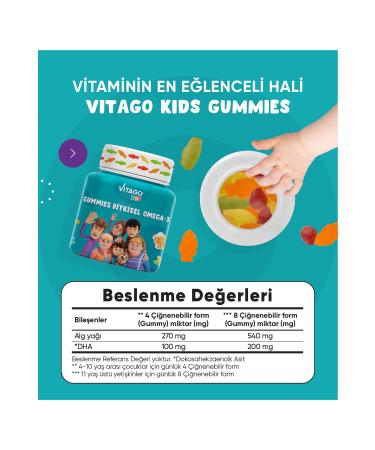 Vitago 4 Pack Kids Gummies Vitamin Set - Buy Online on GoSupps.com