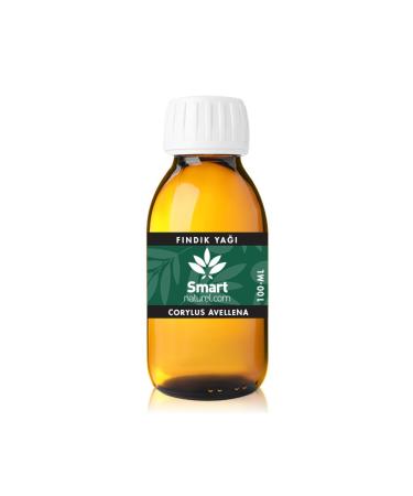 Smart Naturel Hazelnut Oil (COLD PRESSED) - 100 ml | Corylus Avellana | Hazelnut Oil