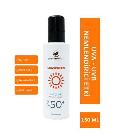 Mandarinbird Spf 50+ Face Sunscreen 150 Ml