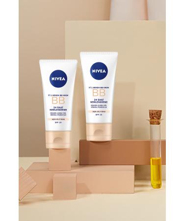 NIVEA Essentials BB Cream 24 Hour Moisture + Radiance Light Tone Day Face Care Cream 50 ml - Buy Online on GoSupps.com