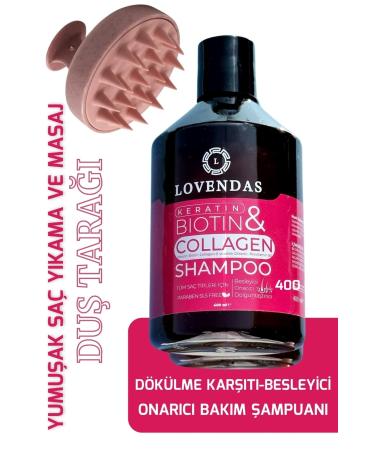 Lovendas Anti-Hair Loss Nourishing Repair Care Shampoo and Shower Comb
